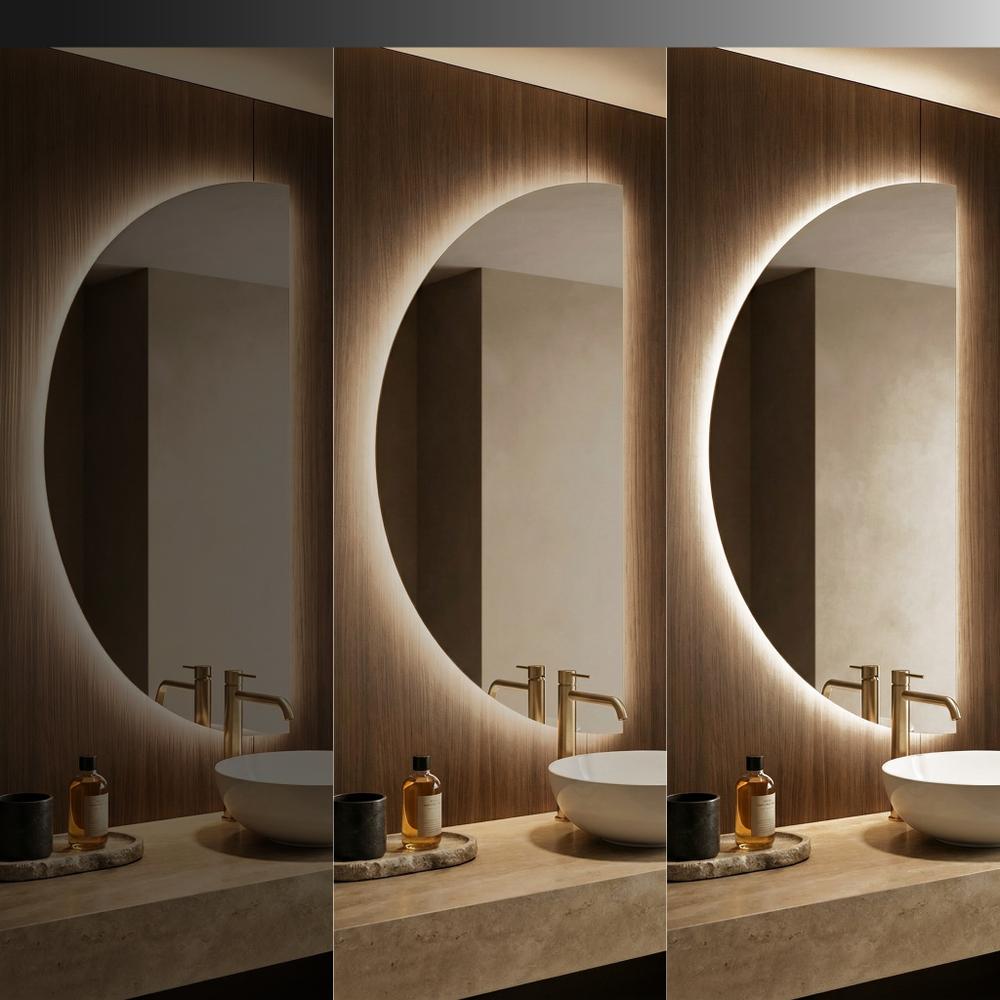 Lustro ścienne LED 120x60cm MOON