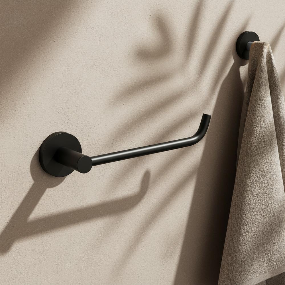 Uchwyt na papier toaletowy 5609 Leo Czarny