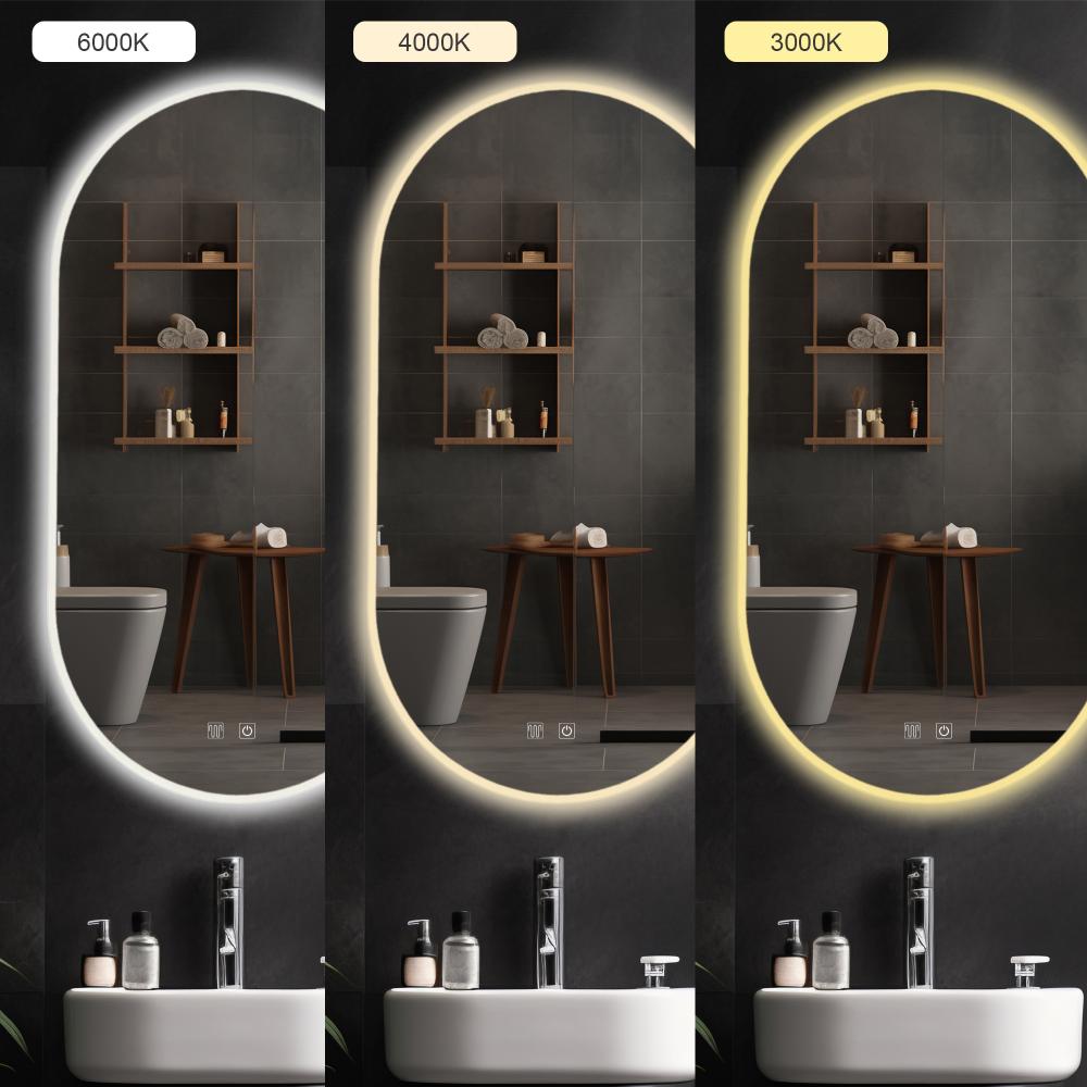 Mirror LED EGj 50x90 cm