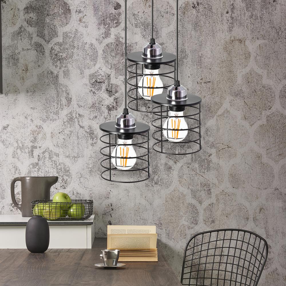 Hängelampe Loft Black 392204