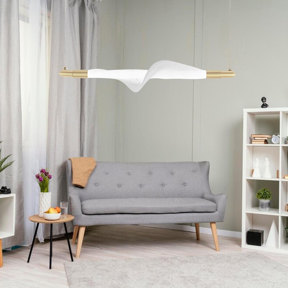 Lampe LED G011-CP WHITE/GOLD