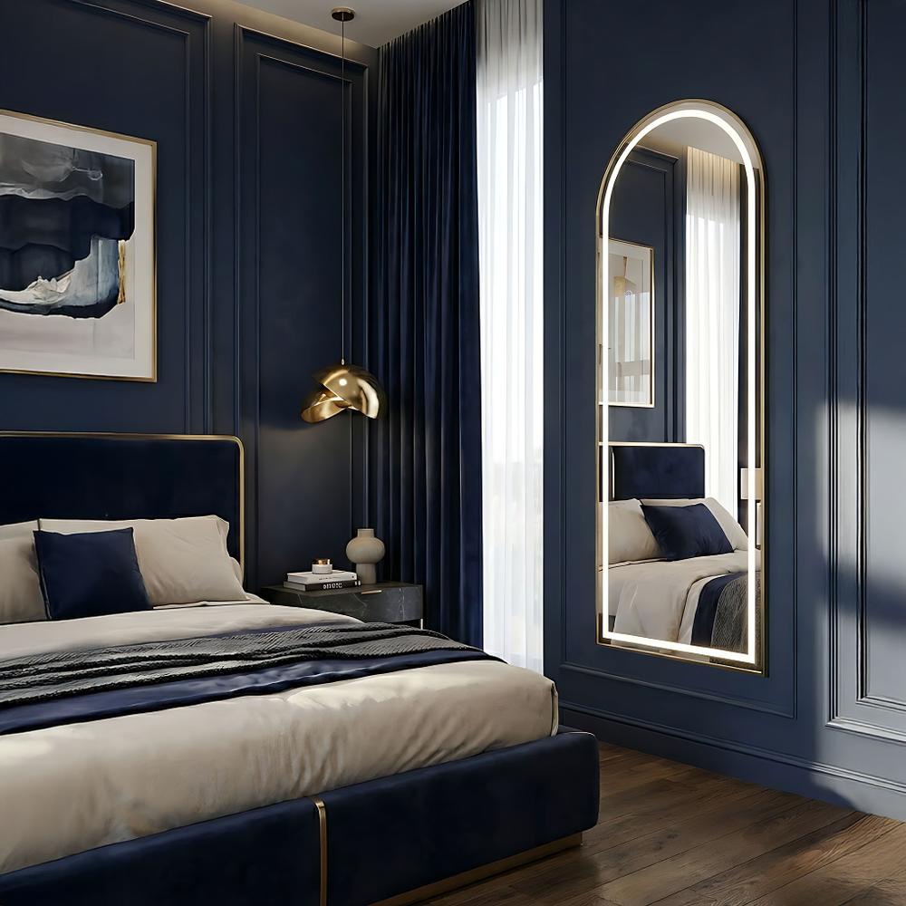 Miroir LED Orbit 60x170cm Brush Gold