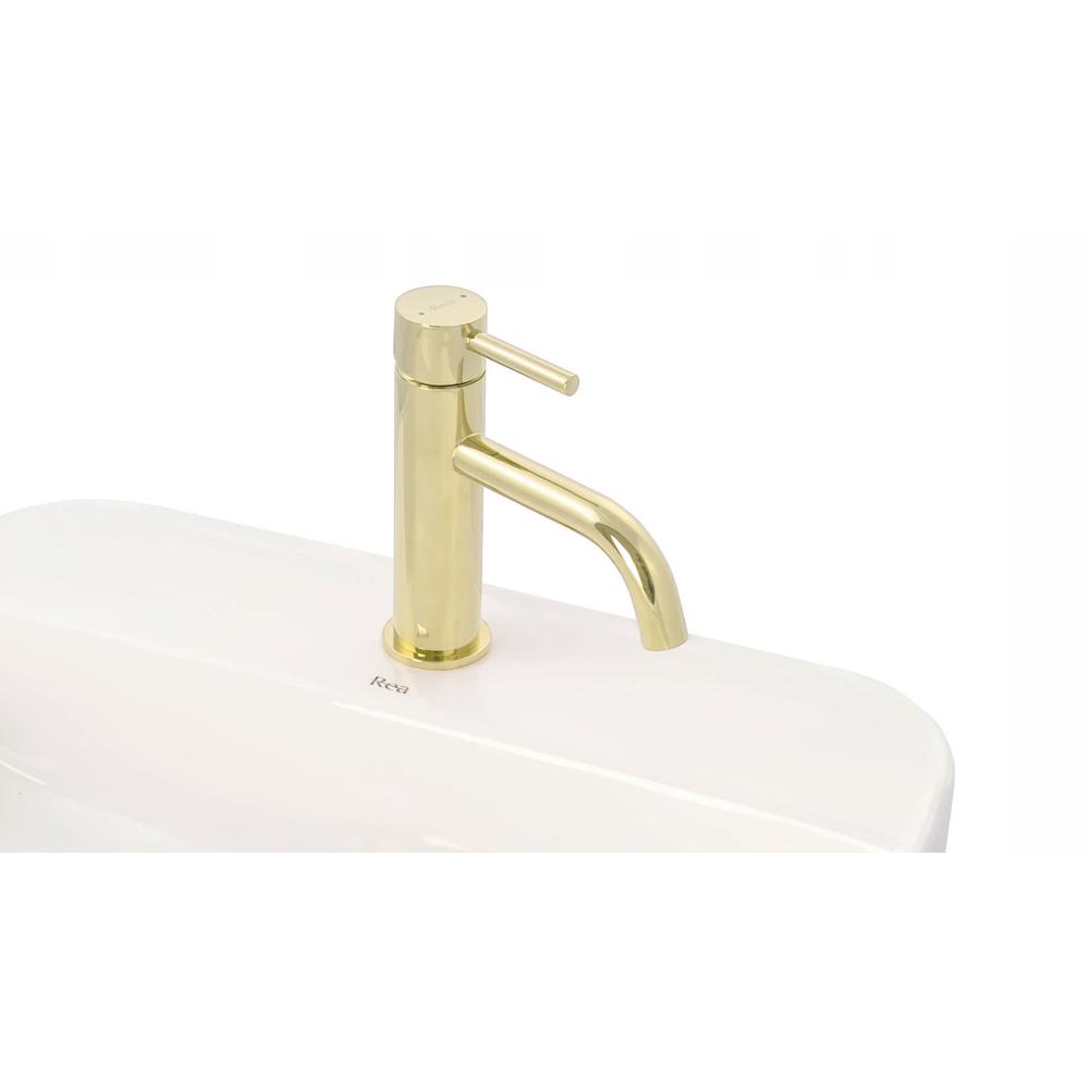 BATERIA UMYWALKOWA REA LUNGO ZŁOTA NISKA