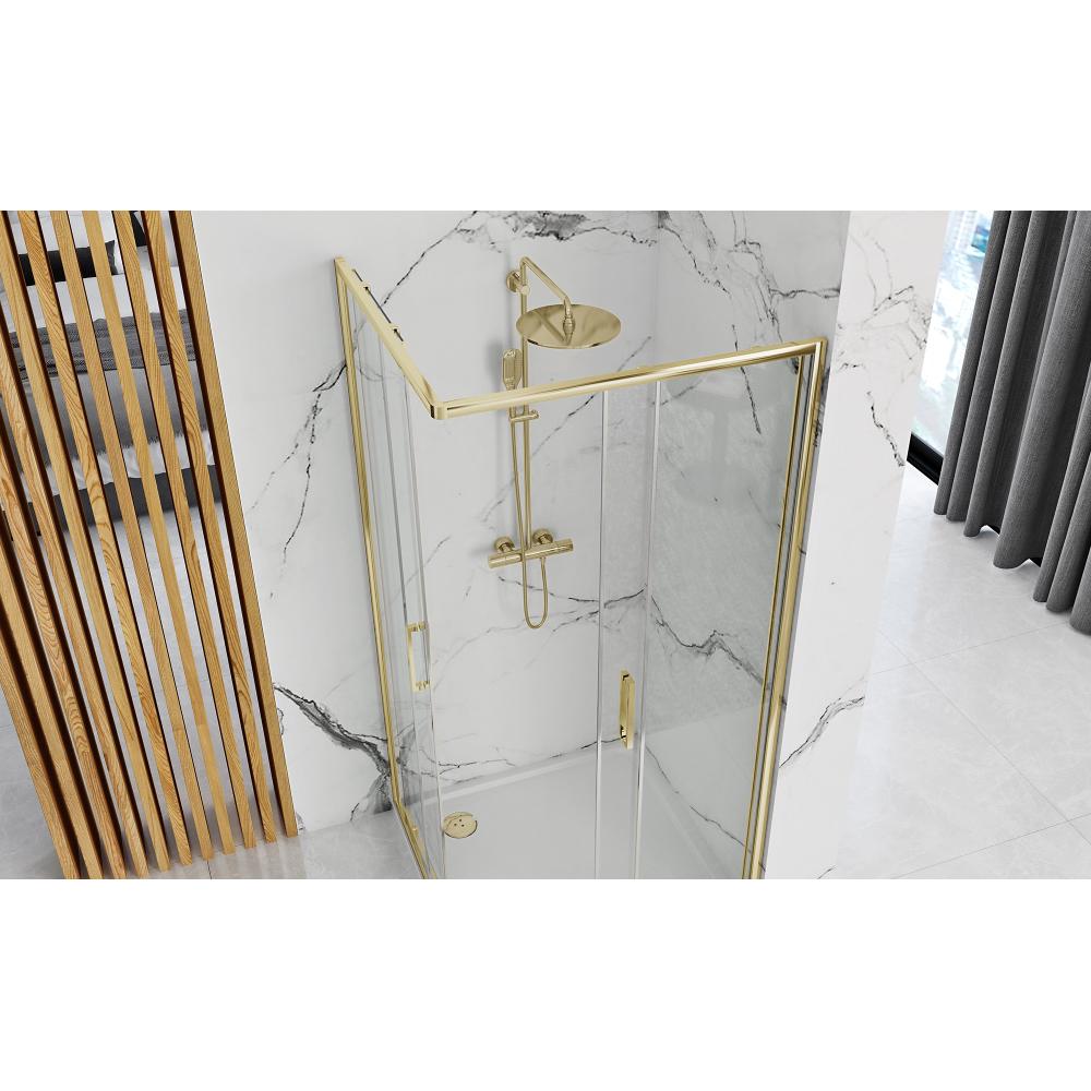 Cabina doccia Rea Punto 80x100 Gold