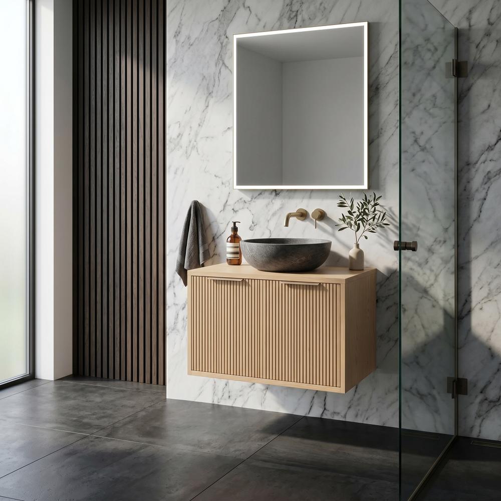 Mosdószekrény Rea Core 60cm Beige