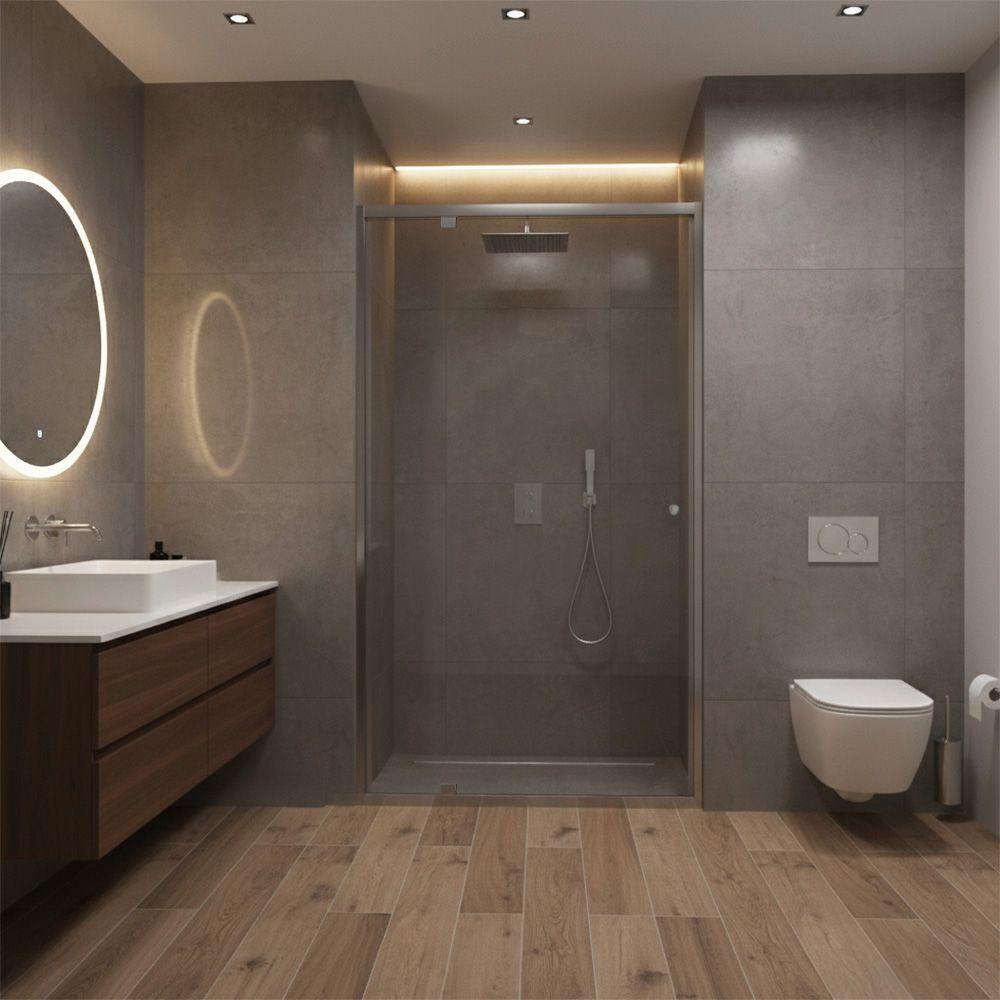 Vrata za prho Rea Primo Slide 80 Chrome