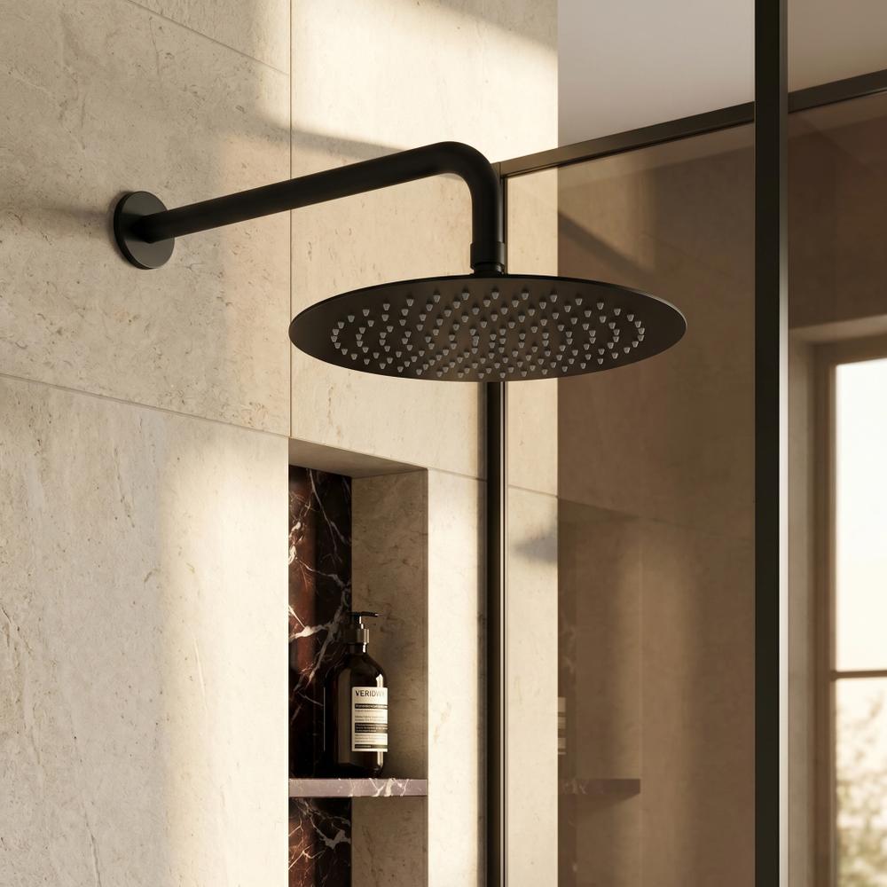 Pyöreä suihkupää REA JS-P014B 30cm Black