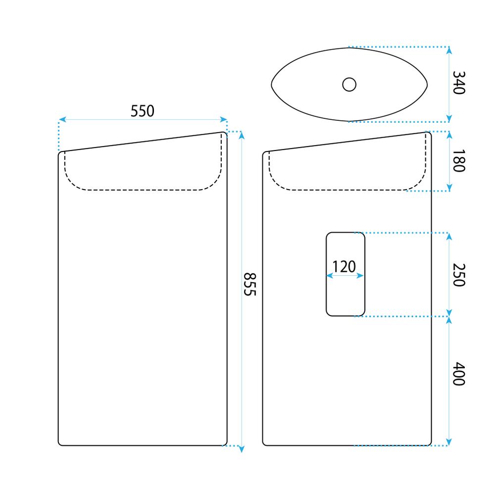 Umywalka Wolnostojąca REA Merlo