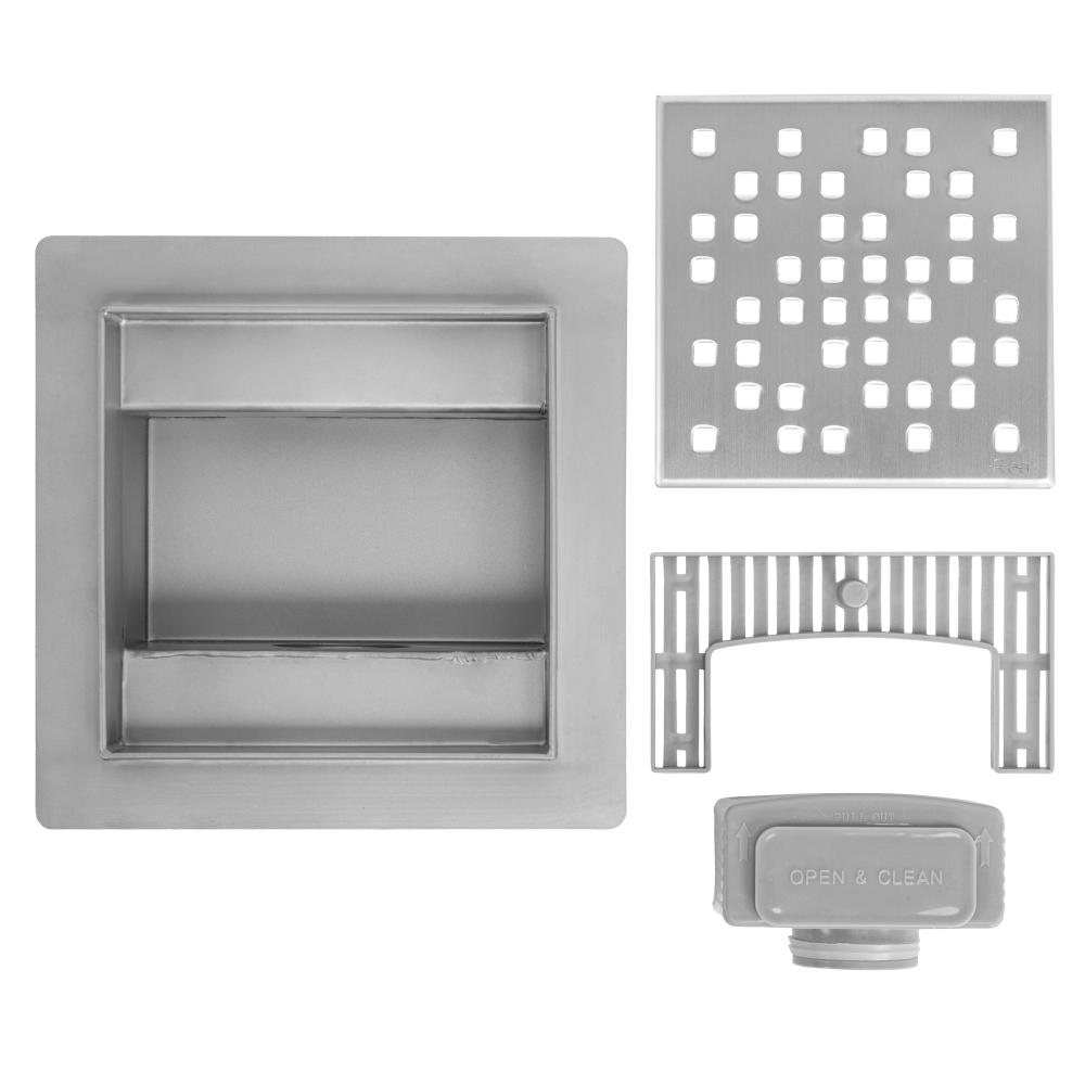 Rigola dus REA DOTS Nickel Brush 12x12