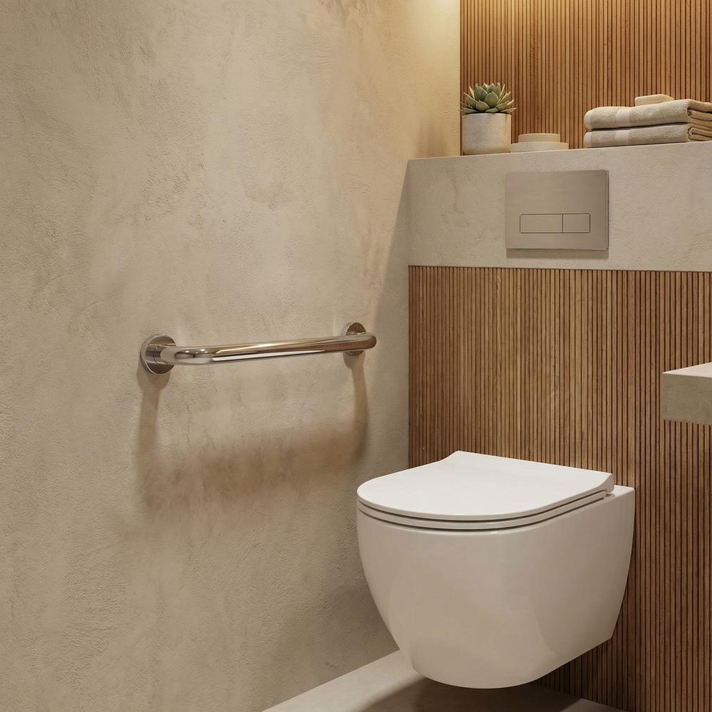 Uchwyt łazienkowy prosty Chrom 40cm