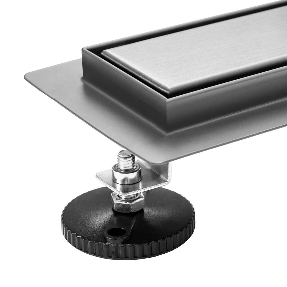 Drain linéaire REA PURE NEO NICKEL BRUSH INOX 70