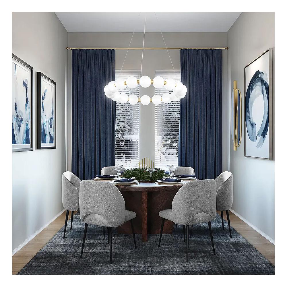LAMPA WISZĄCA LED G025-CP Jasne złoto