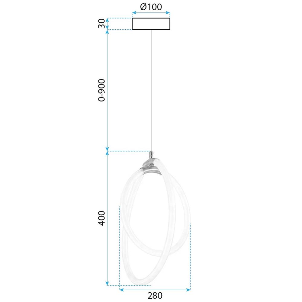 Lampe LED G019-CP Gold