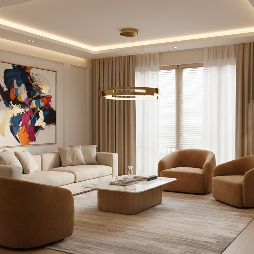 Deckenleuchte G127-CP 50cm GOLD