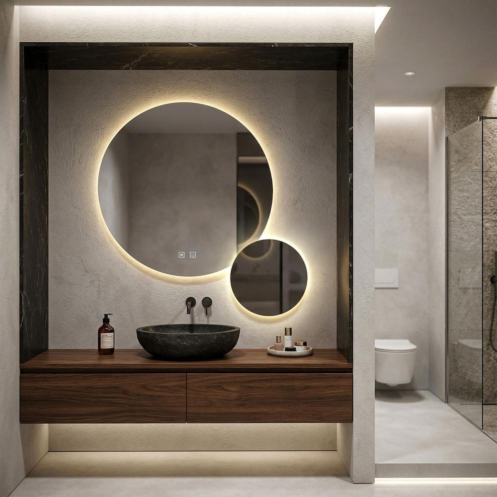 Mirror LED R-9045 90cm + 45cm