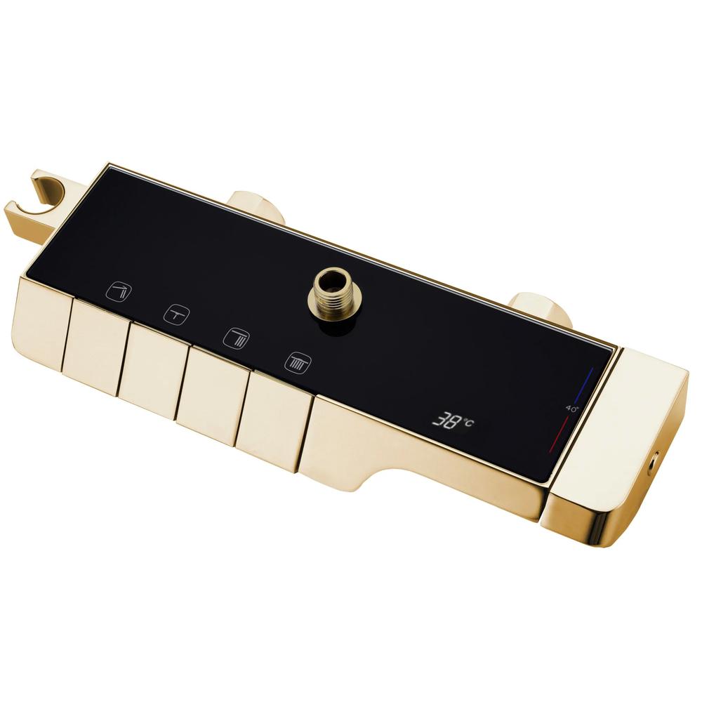 REA ROB dušas komplekts ar zelta termostatu