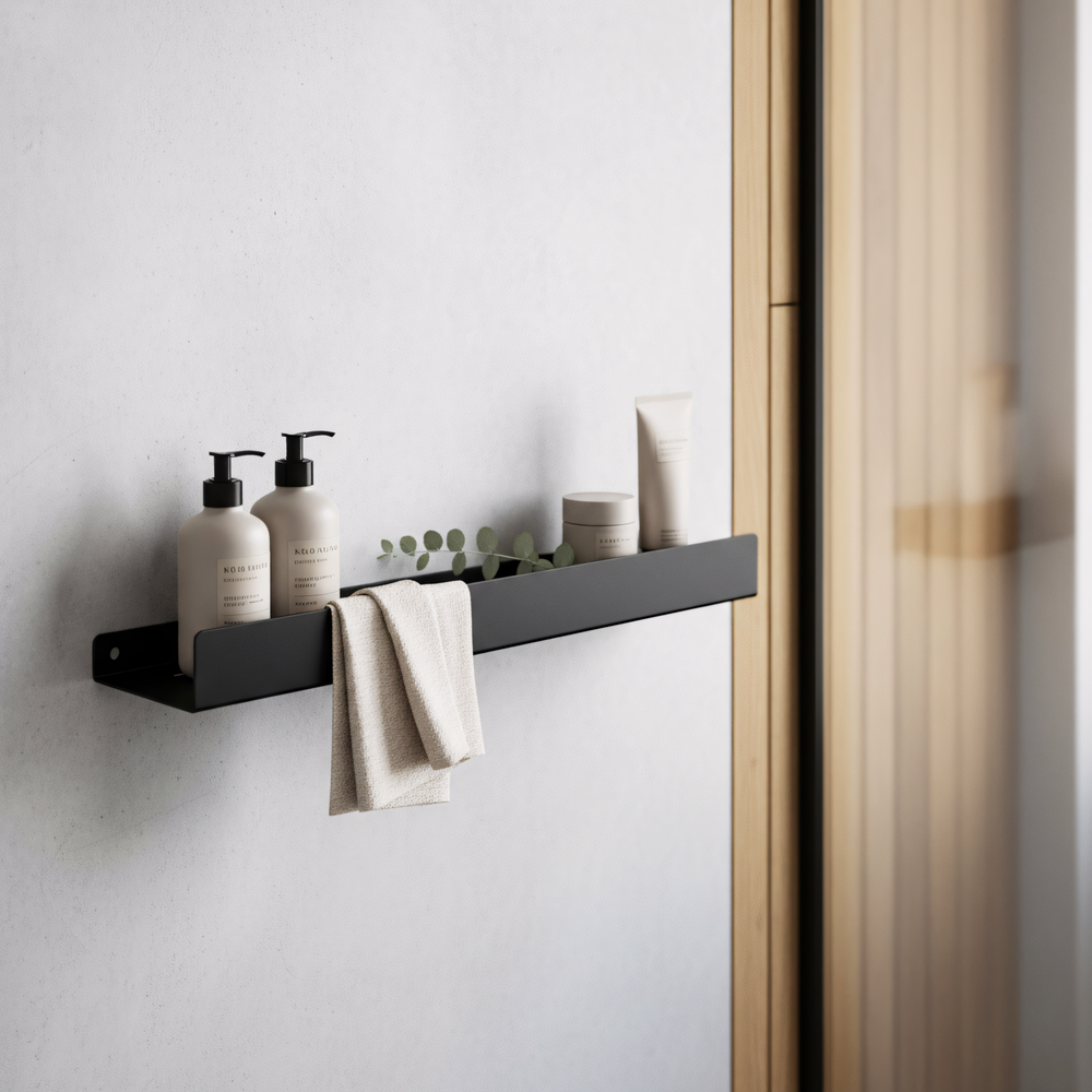 Estante de baño SF04 60cm black matt