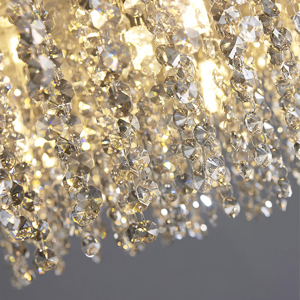 Lampa sufitowa wisząca APP1787-16CP 60 cm Złota