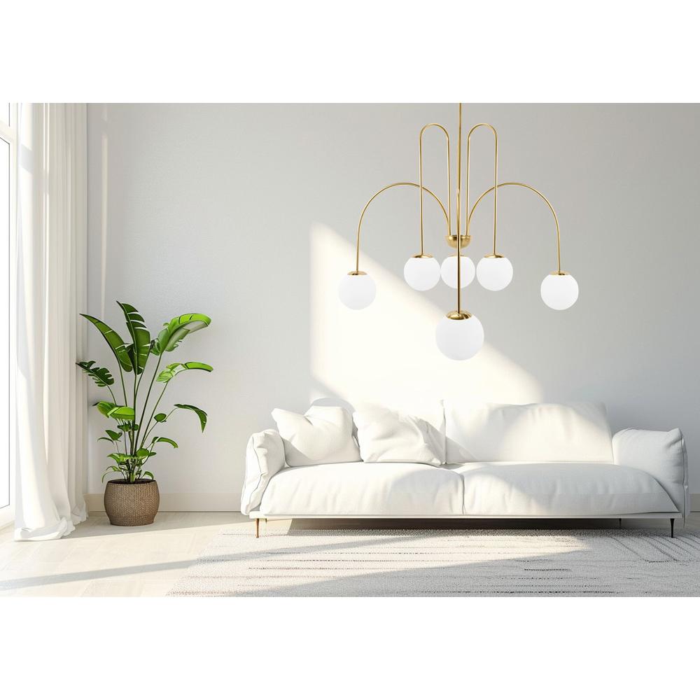 Deckenleuchte Gold APP1584-6CP