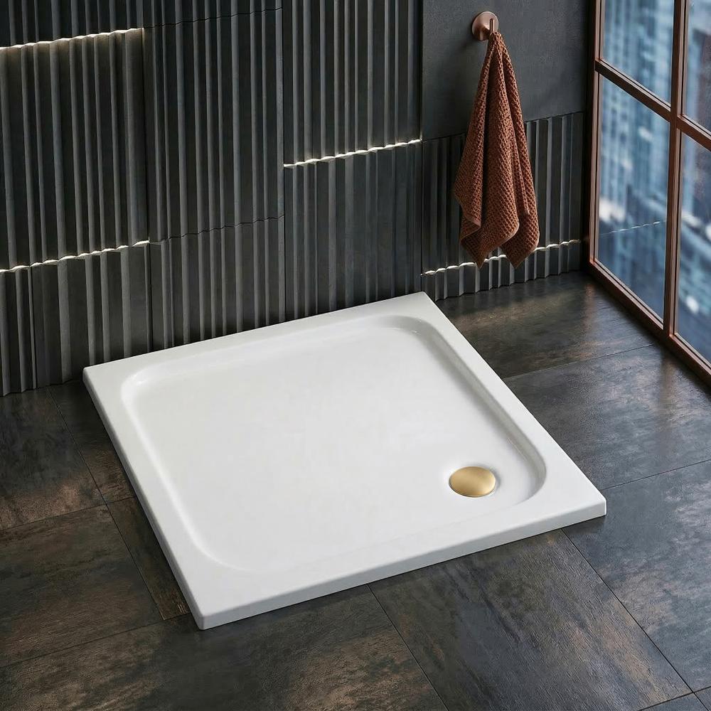 Brodzik prysznicowy akrylowy Rea Belmond biały 80x80