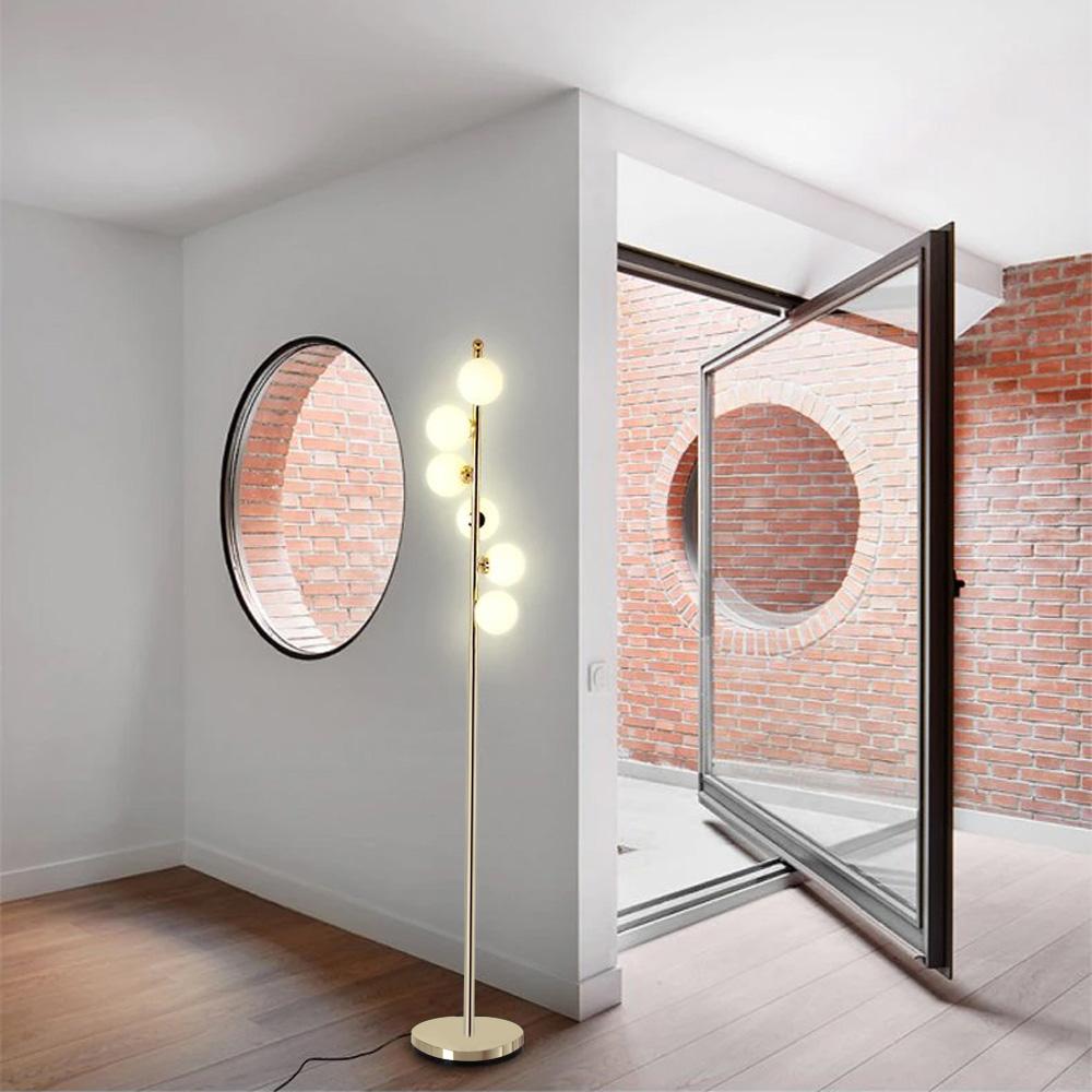 Standleuchte APP917-6F modern Glas