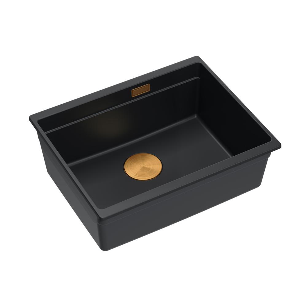 granito kriauklė Logan 100 Black