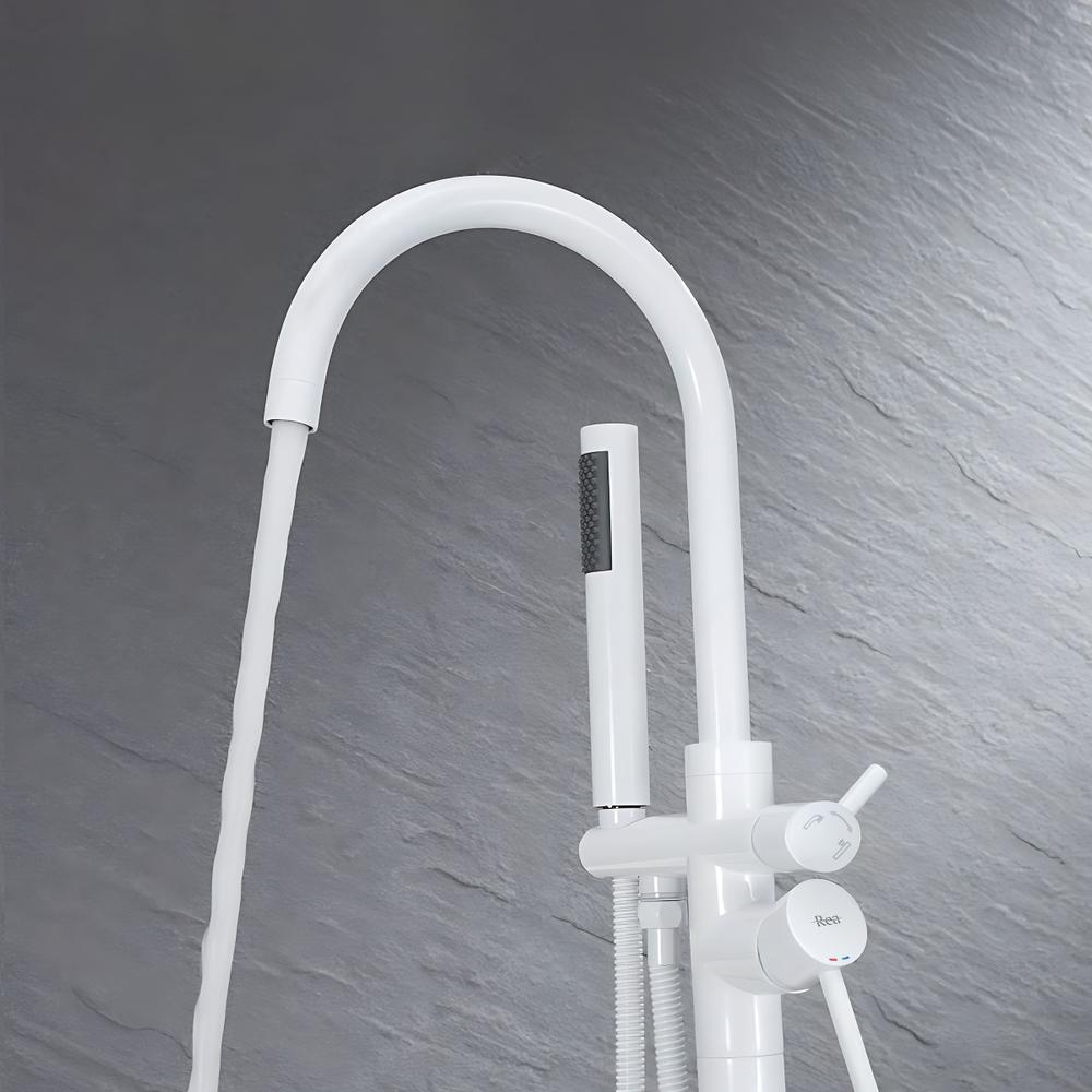 Free-standing faucet Rea Lungo White