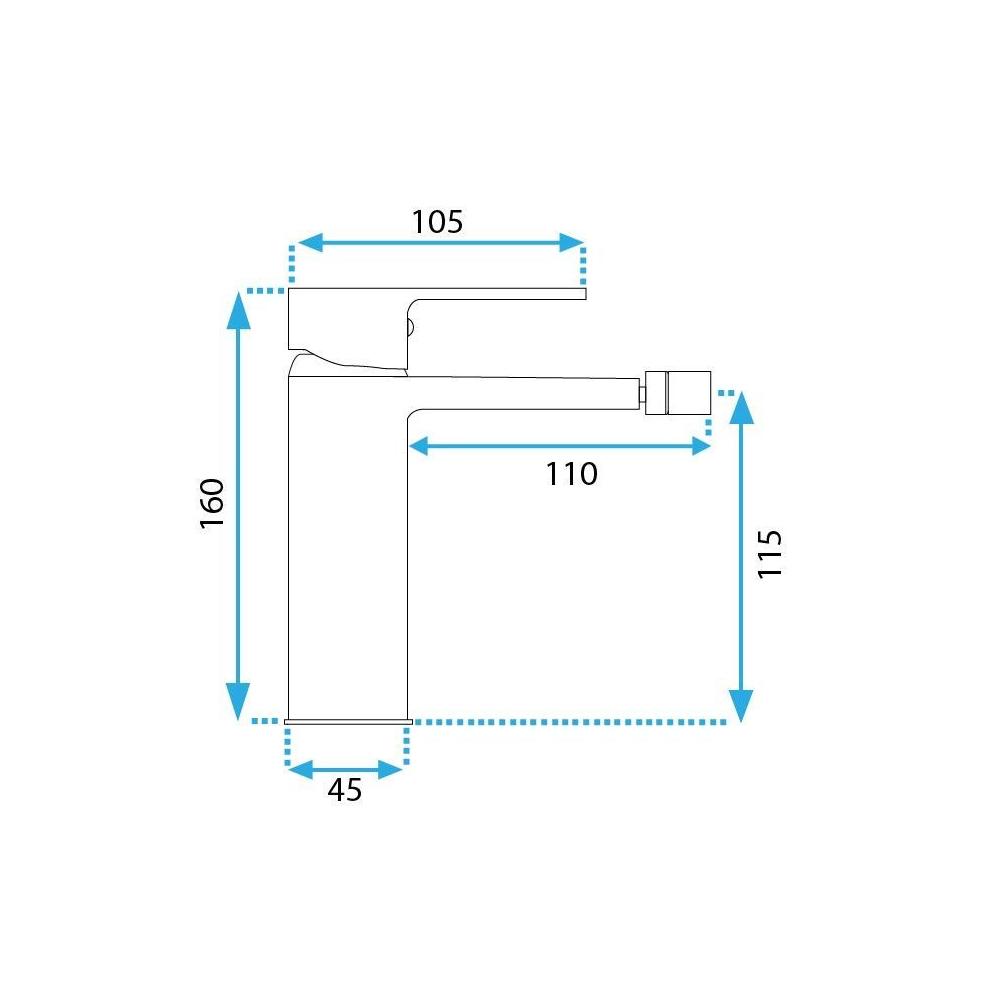 Bateria bidetowa Rea ARGUS Tytan