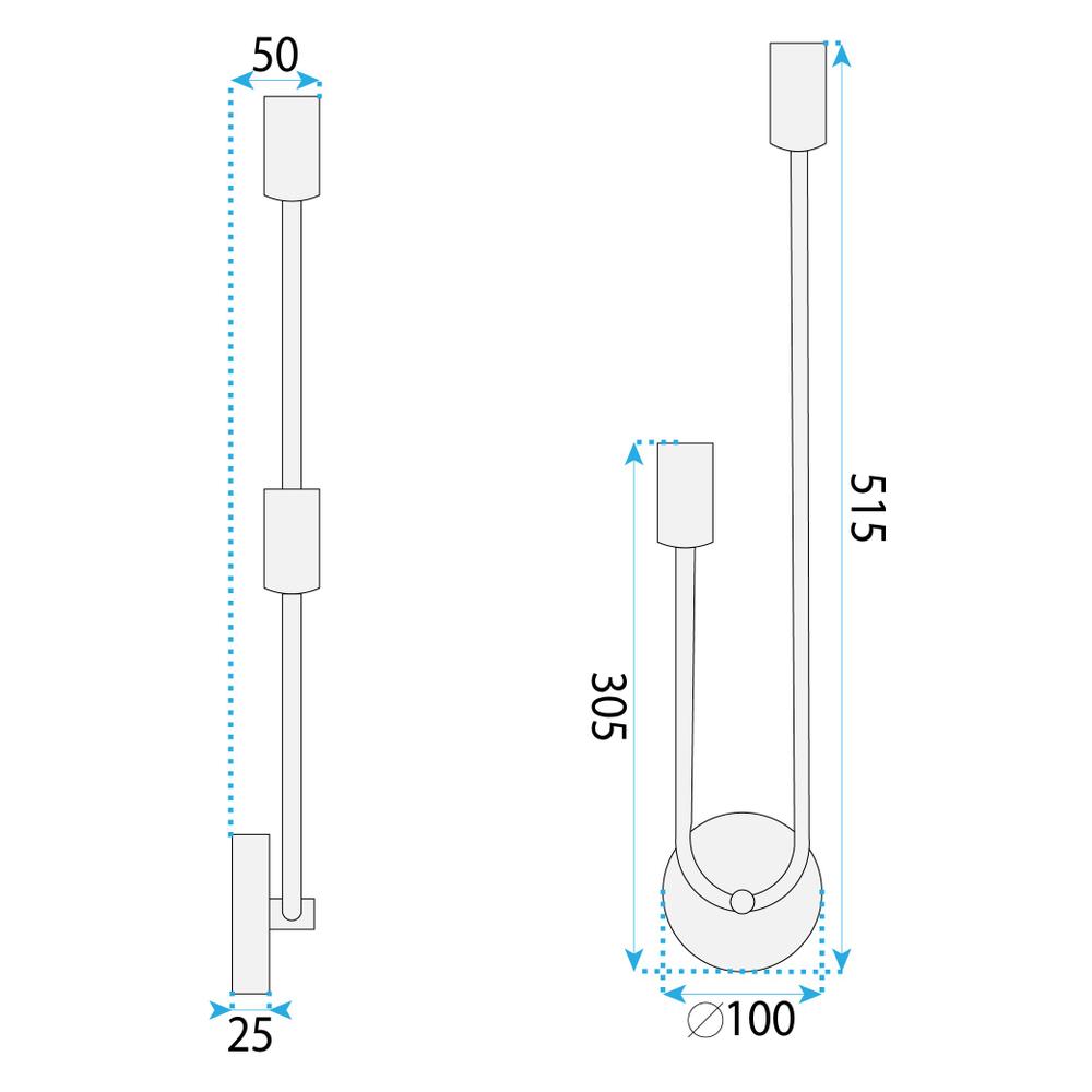 LAMPA ŚCIENNA KINKIET APP1148-2W złota