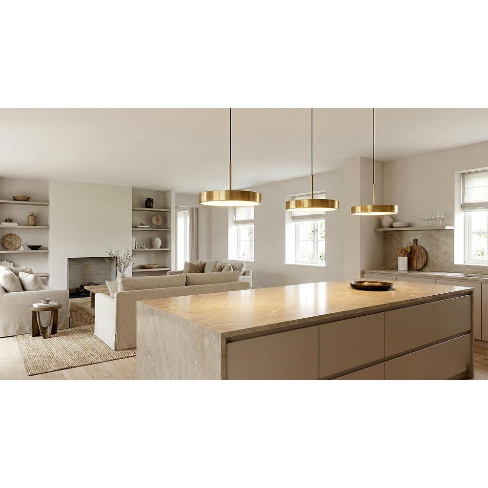 Lampe LED APP1687-1CP 30CM BRUSH GOLD