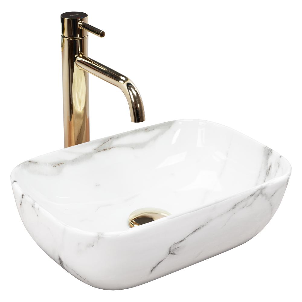 Aufsatzwaschbecken REA Belinda Mini Shiny Aiax