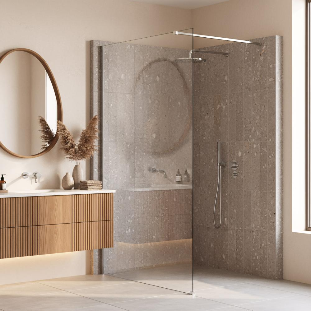 Kabina prysznicowa Walk-In Rea Flexi Transparent / Chrome 100