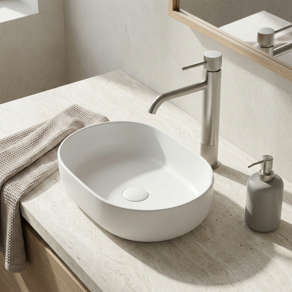 Fürdőszobai csaptelep Rea Lungo Stripe Brush Nickel