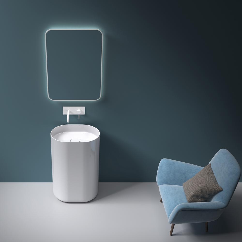 Freestanding Conglomerate washbasin DOLCE