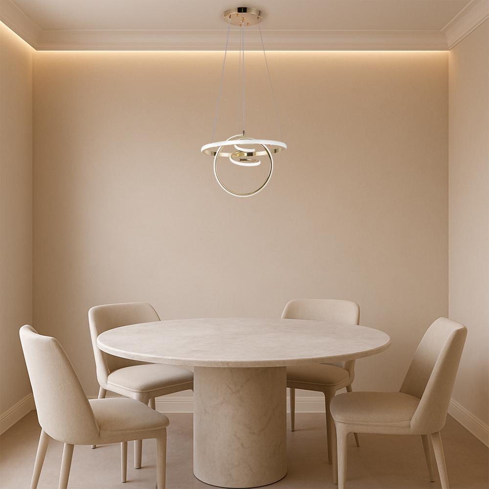 LED-Hängeleuchte G066-CP Gold