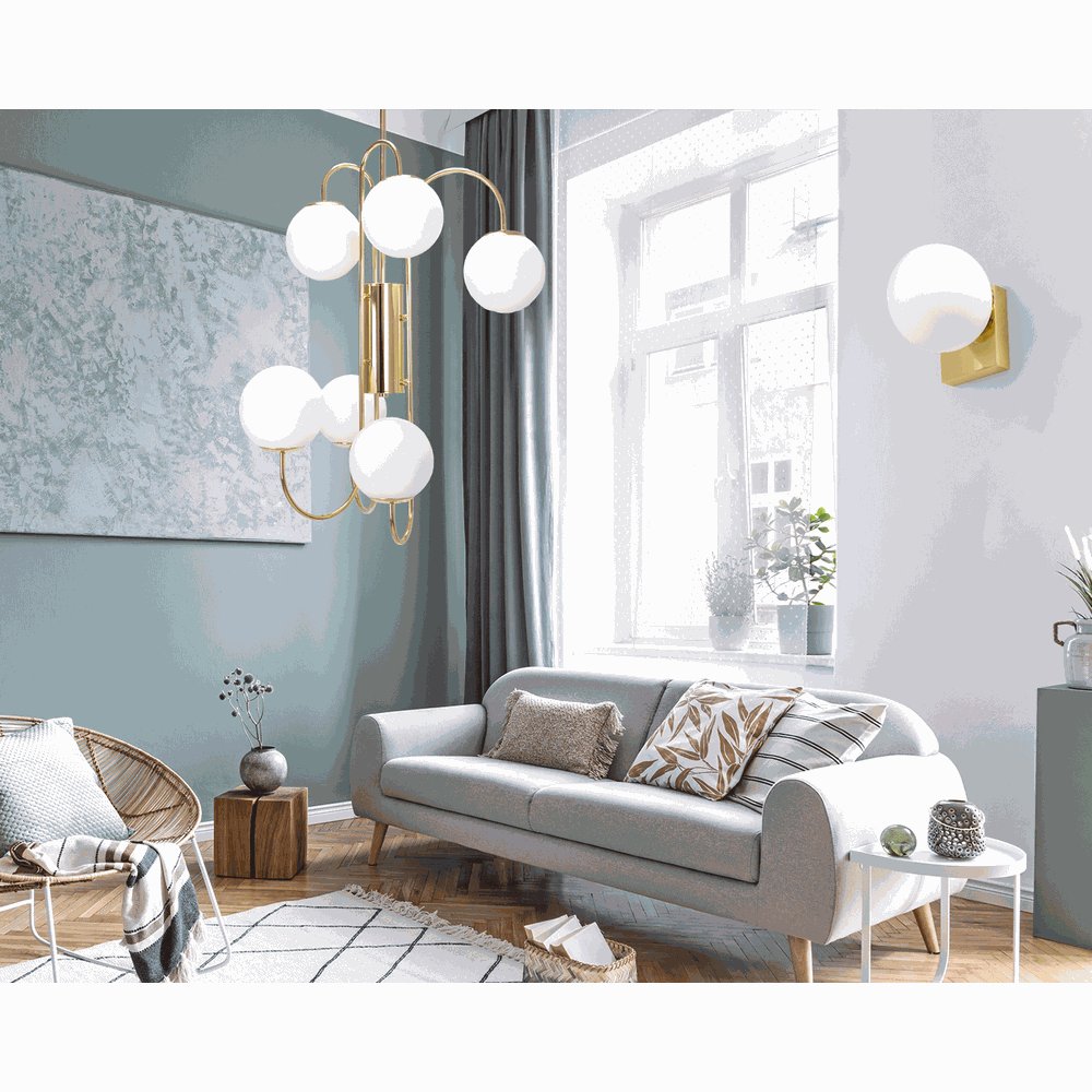 Wandlampe Kugel APP1009-1W Gold