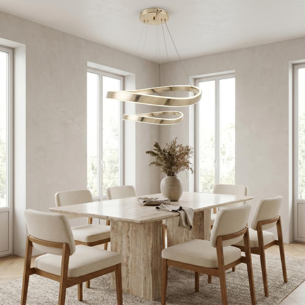 LAMPA SUFITOWA WISZĄCA SWE063-CP ZŁOTA
