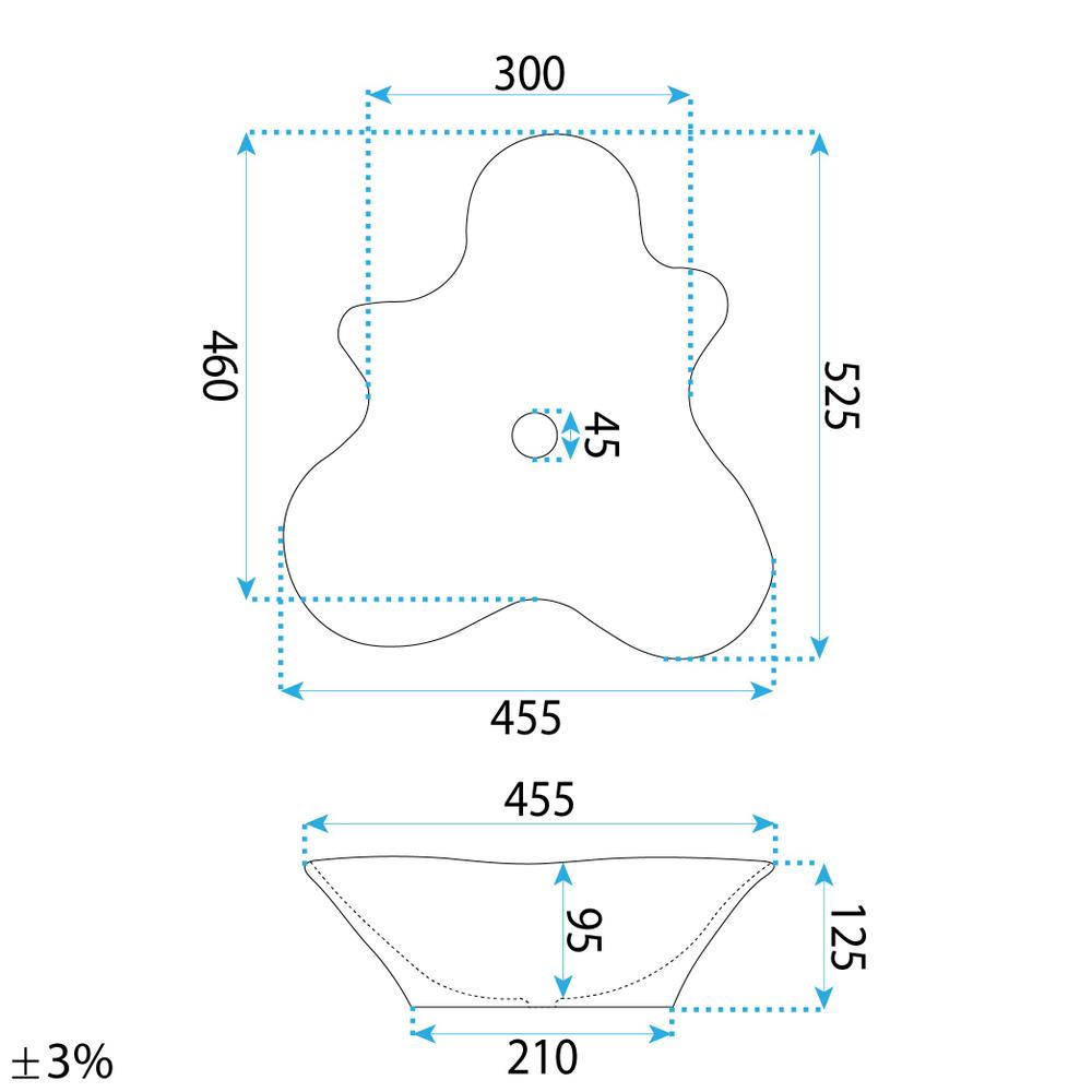 Aufsatzwaschbecken Rea IZOLDA