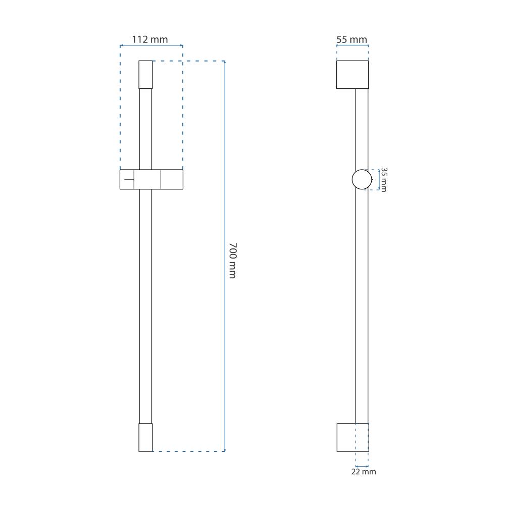 Duschaufsatz für Handbrause 01 golden