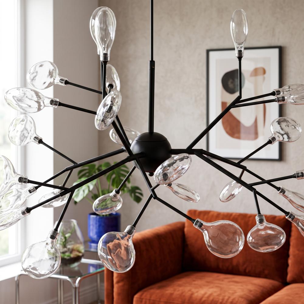 Lampa wisząca drzewko 27  APP590-CP Czarna