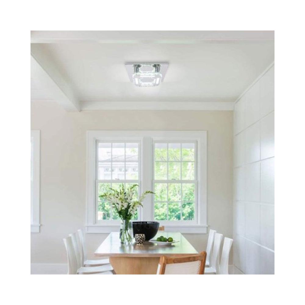 Deckenlampe Kristall quadrat Glamour 8W APP406-C