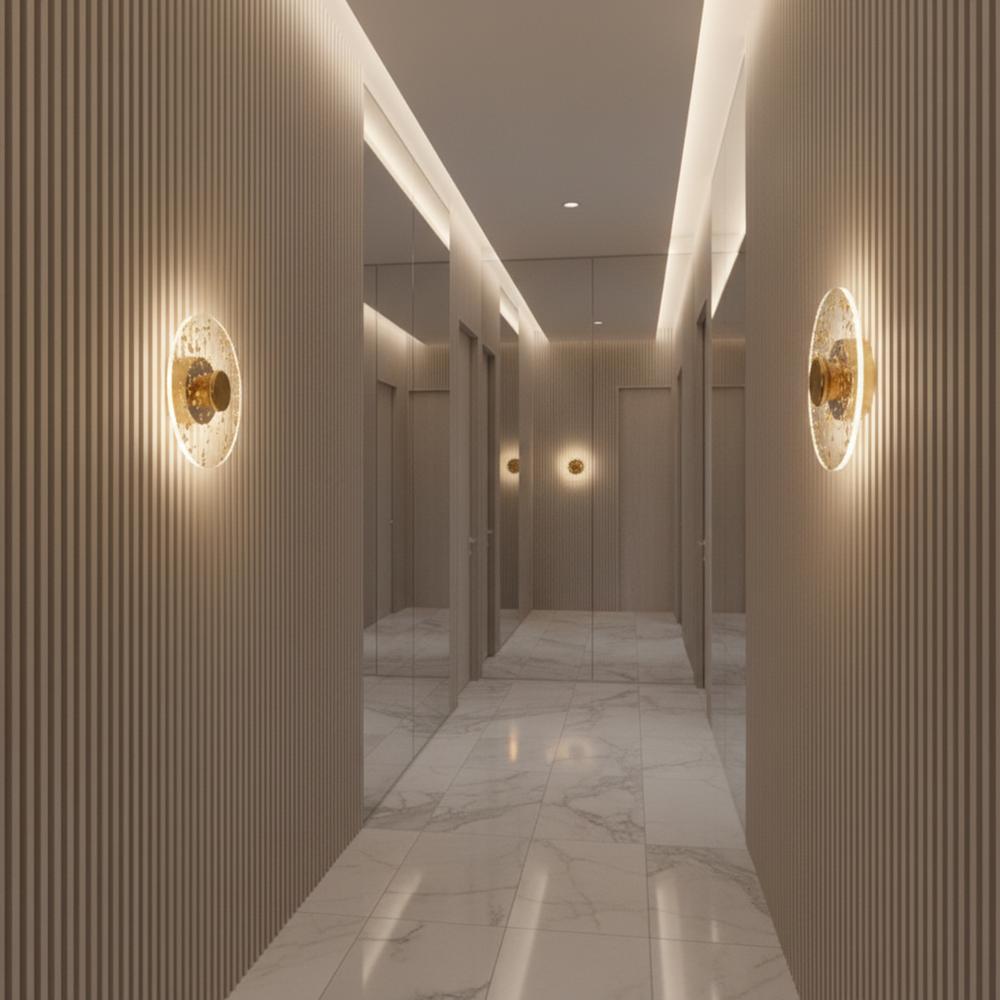 Wandlampe LED APP1795-W Brush Gold