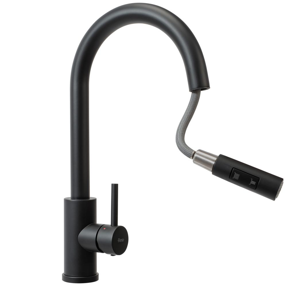 Robinet de cuisine Rea Fresh Black Mat