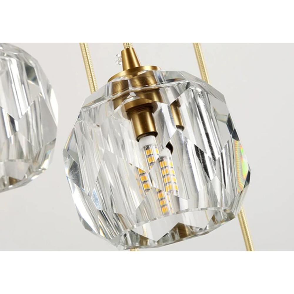 Kristall Deckenlampe Black APP588-3CPR