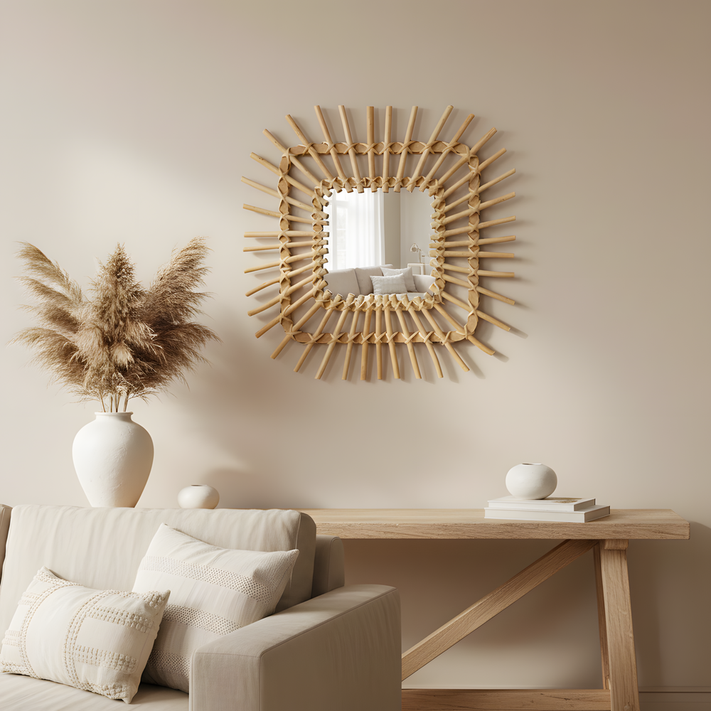 BOHO SIENAS SPOGULIS 45CM QDJ071