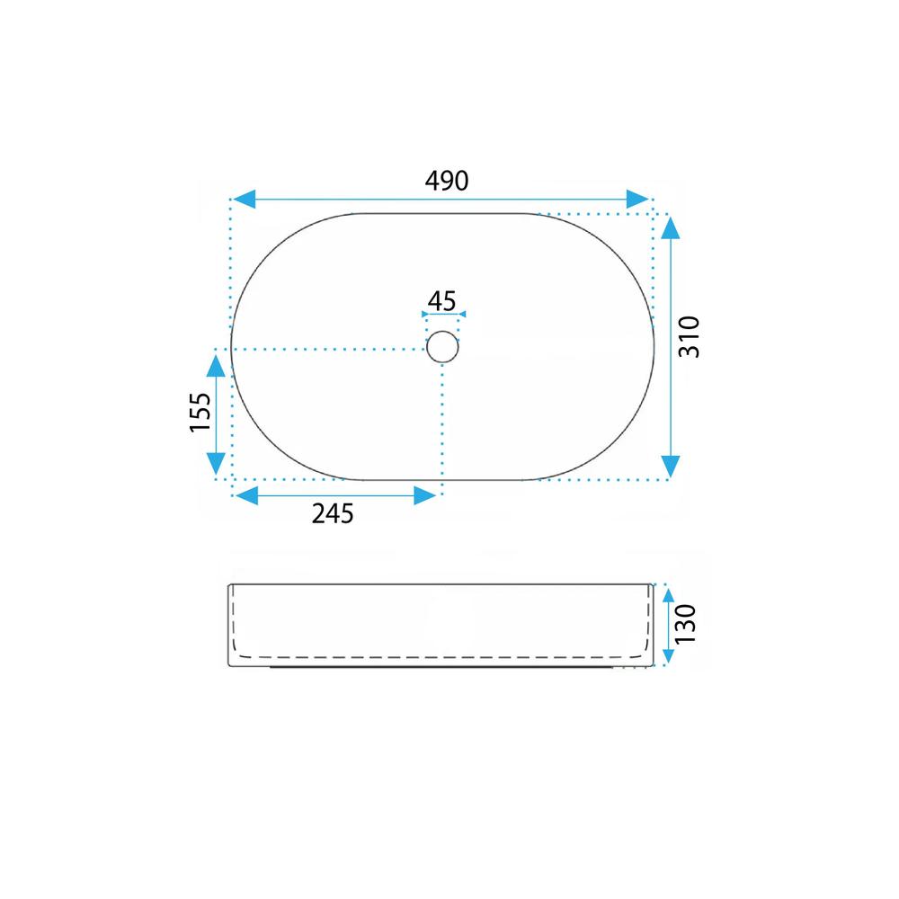 Rea Vanda Sandy galda izlietne