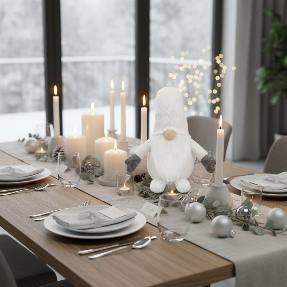 Skrzat świąteczny 35cm YX045 White