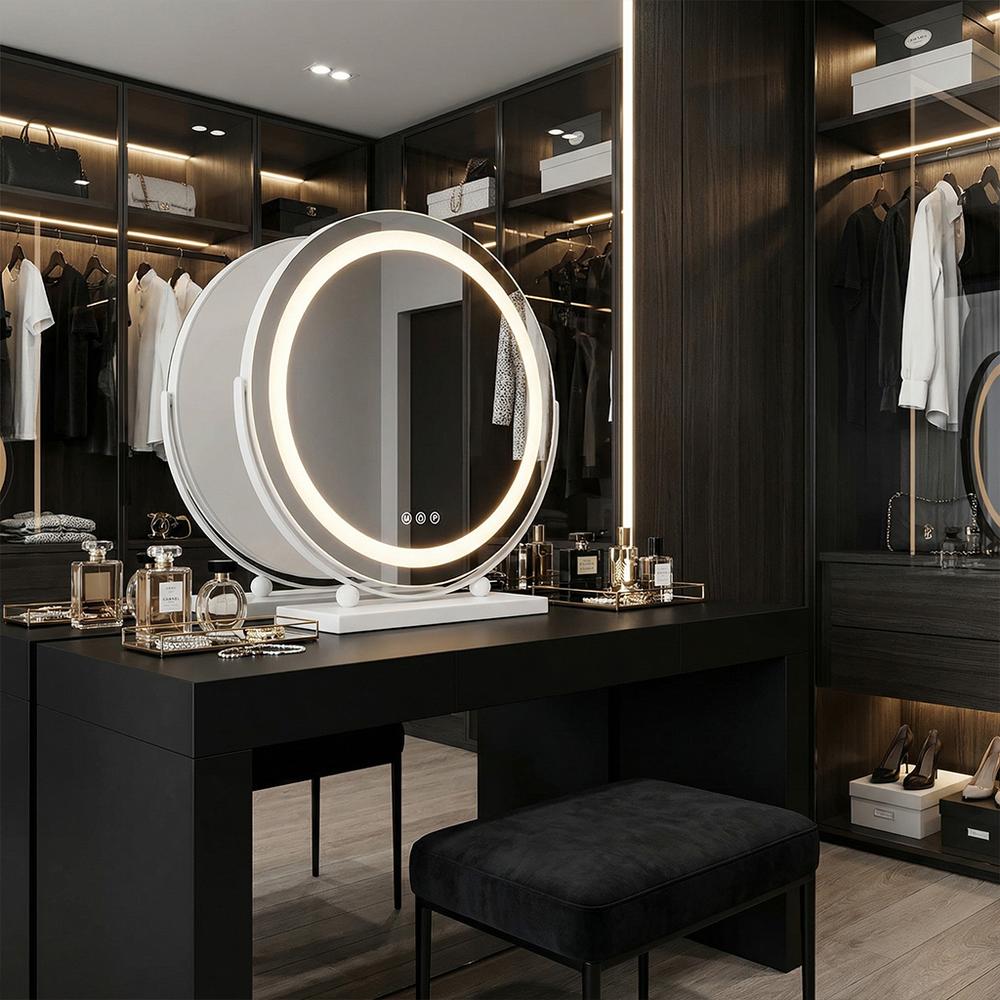 Zrkadlo LED MAKE-UP White 40 cm