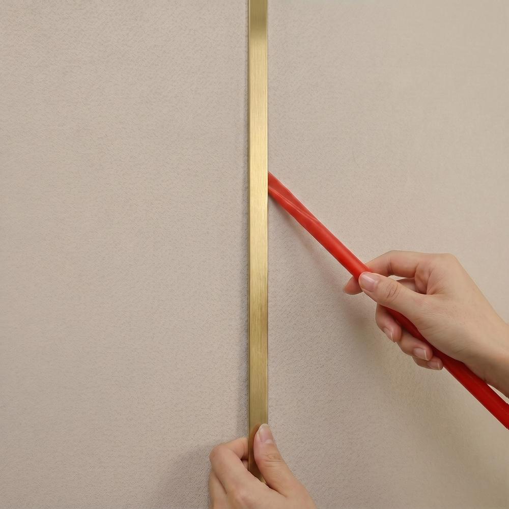 Self-adhesive decorative trim Rea P14454 2cm Brush Gold
