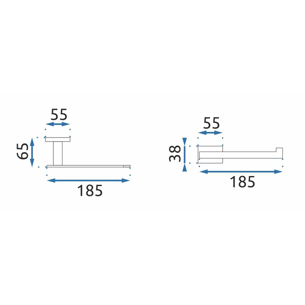 Тримач для туалетного паперу 332921A OSTE 04 GOLD